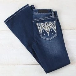 Rock & Roll Denim Girls Raindrops Bootcut Jean