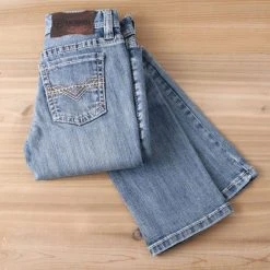 Rock & Roll Denim Boys' Reflex Revolver Ivory Jeans