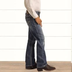 Rock & Roll Denim Boys' Bootcut Hayes Jeans -BuckarooBoutique 86761 alt2