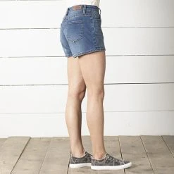 Rock & Roll Denim Latigo Hi-Rise Shorts -BuckarooBoutique 92709 alt1