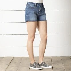 Rock & Roll Denim Latigo Hi-Rise Shorts -BuckarooBoutique 92709 alt2