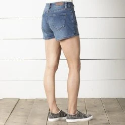 Rock & Roll Denim Latigo Hi-Rise Shorts -BuckarooBoutique 92709 alt3