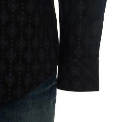 Rock N Roll Cowboy N Black Medallion Print Shirt -BuckarooBoutique B2S8098 ROCK N ROLL 2