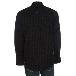Rock N Roll Cowboy N Black Medallion Print Shirt -BuckarooBoutique B2S8098 ROCK N ROLL 3