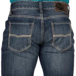 Rock N Roll Cowboy Mens N Double Barrel Relaxed Fit Straight Leg Jeans -BuckarooBoutique MOS8553 3