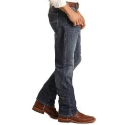 Rock N Roll Cowboy Men's Relaxed Fit Stackable Bootcut Jean -BuckarooBoutique MTB3482 1