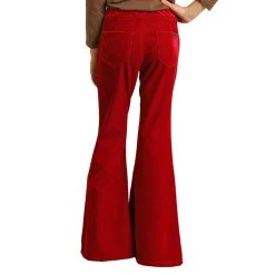 Rock & Roll Denim Red Corduroy Bell Bottoms -BuckarooBoutique RRGD7PR0G1 1