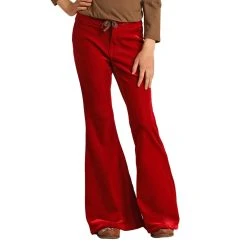 Rock & Roll Denim Red Corduroy Bell Bottoms -BuckarooBoutique RRGD7PR0G1 2