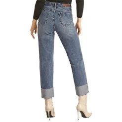 Rock & Roll Denim Indigo Cropped Jeans -BuckarooBoutique RRWD9HR0GU 1