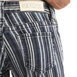 Girls Rock N Roll Girls Dark Striped Trouser -BuckarooBoutique g5f6145 2